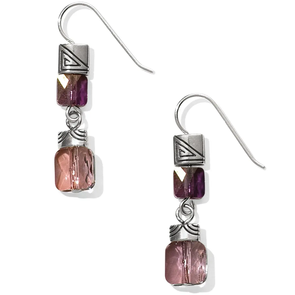 Marrakesh Bazaar Lilac French Wire Earrings 1