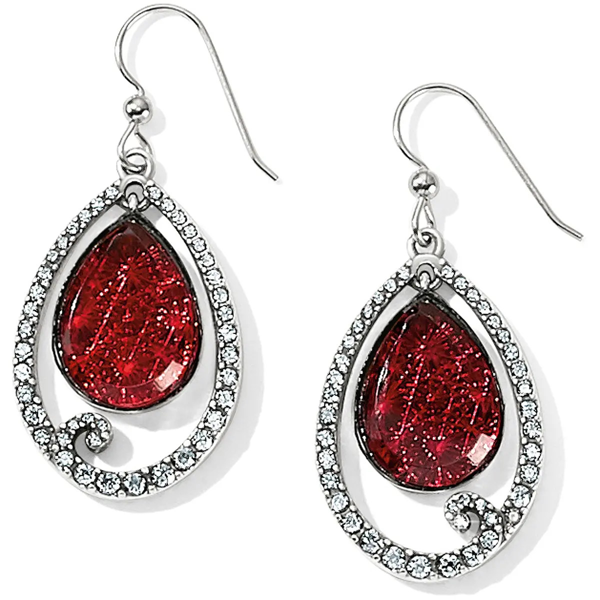 Sea Of Love Teardrop French Wire Earrings 1