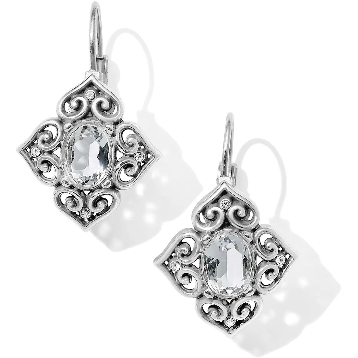 Alcazar Chrystalline Leverback Earrings 1