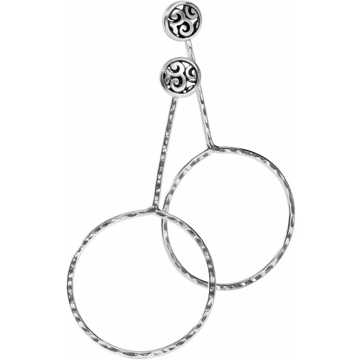 Mingle Circle Drop Post Earrings 1