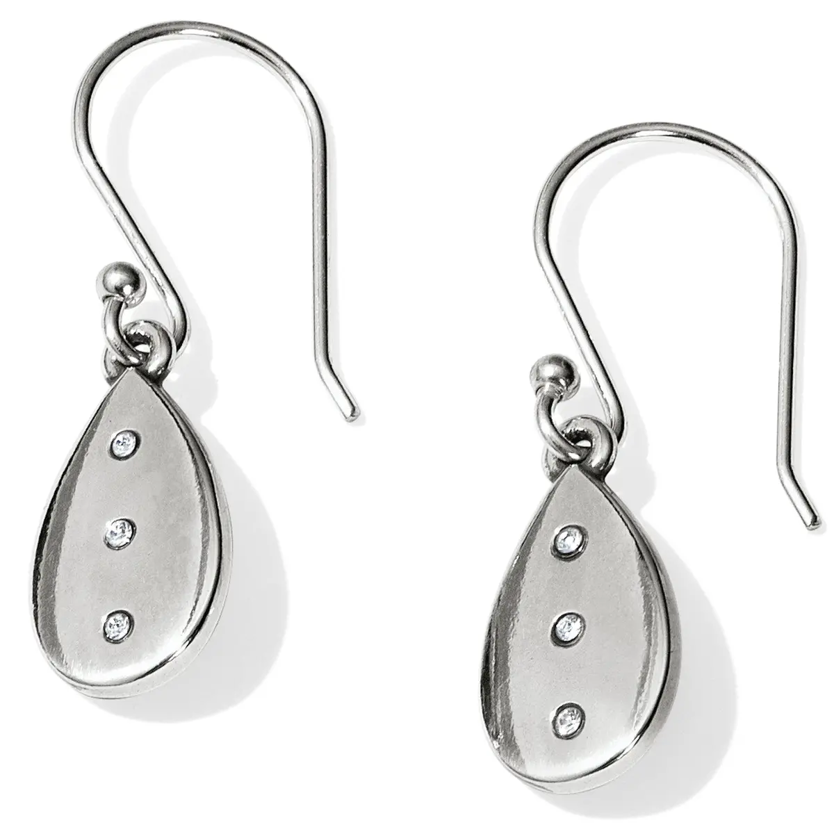 Contempo Ice Reversible Teardrop French Wire Earrings 1