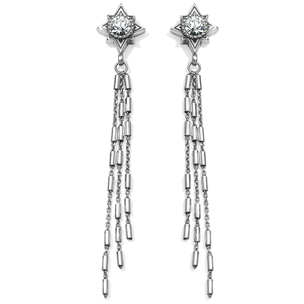 Halo Stargazer Post Drop Earrings 1