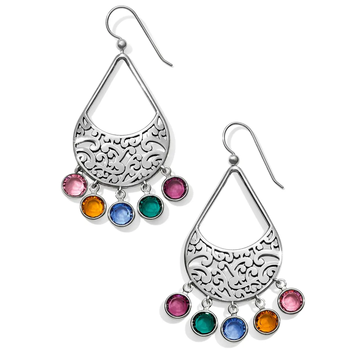 Elora Gems Drops French Wire Earrings 1