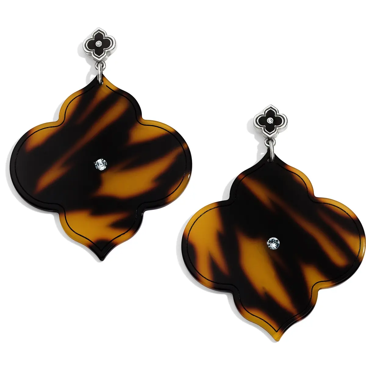 Toledo Alto Tortoise Post Drop Earrings 1