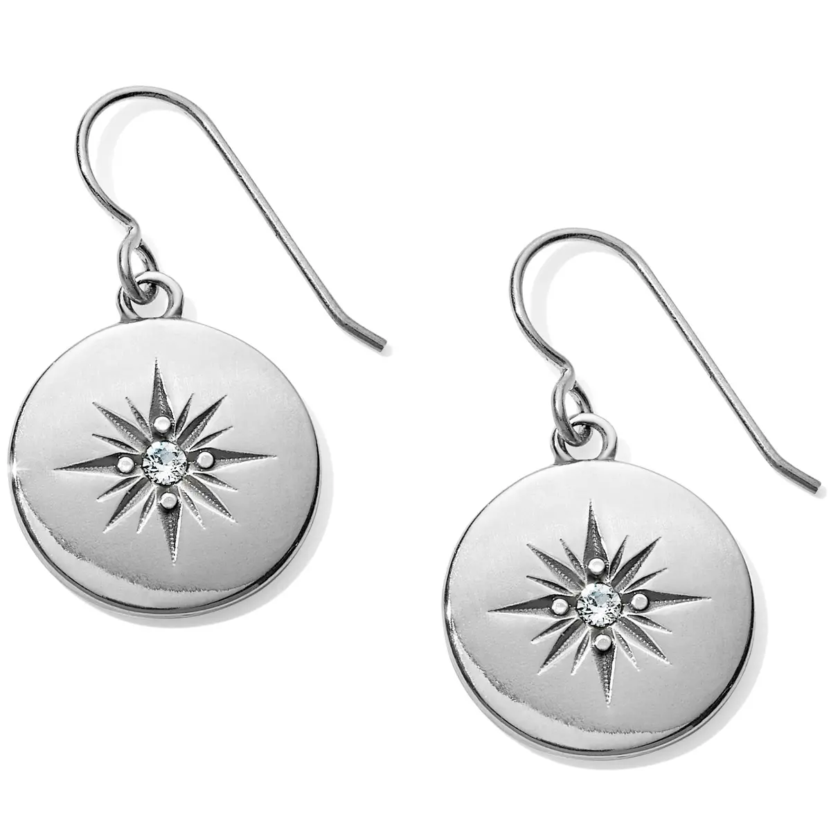 Coastline Compass French Wire Earrings 1