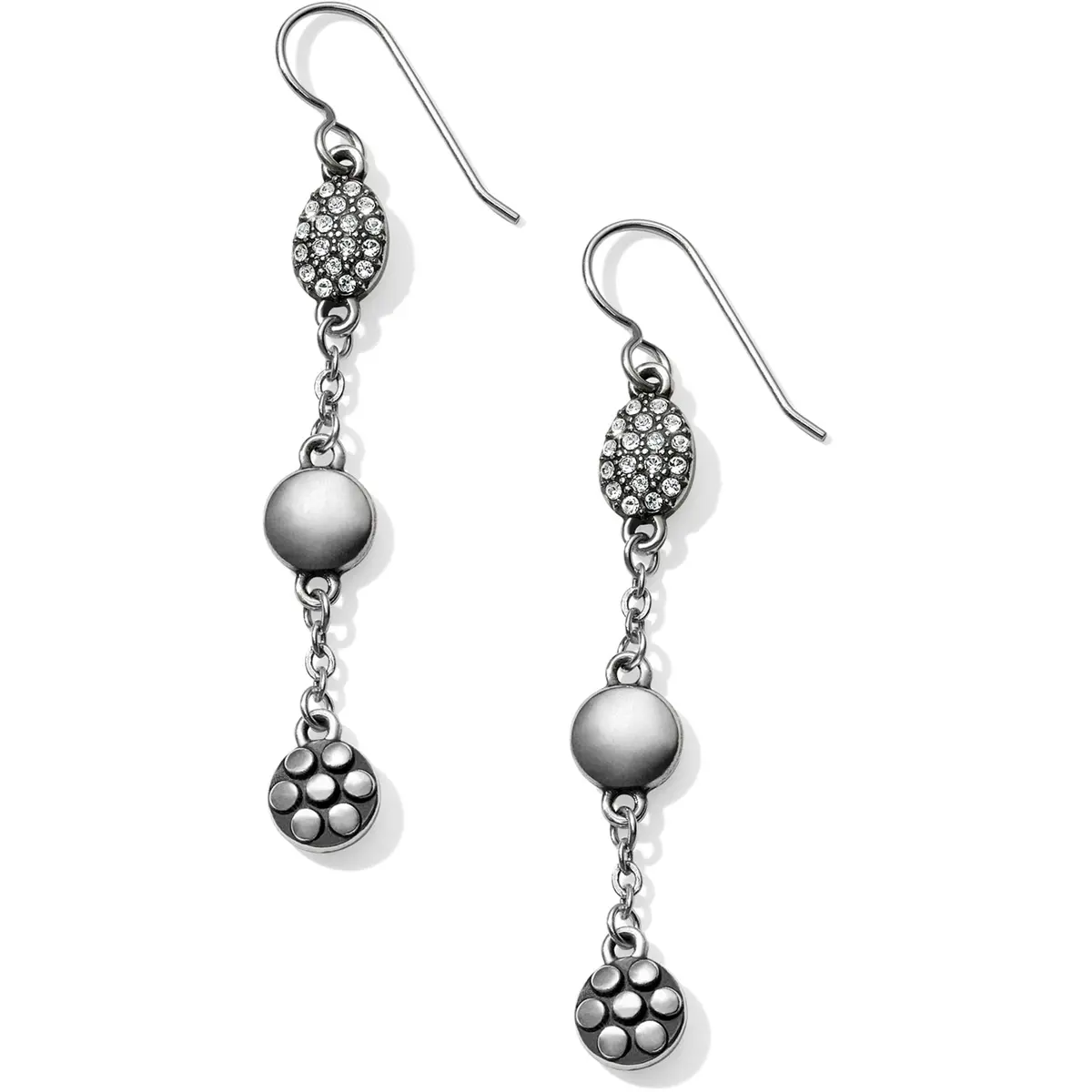 Pebble Mix Trio French Wire Earrings 1