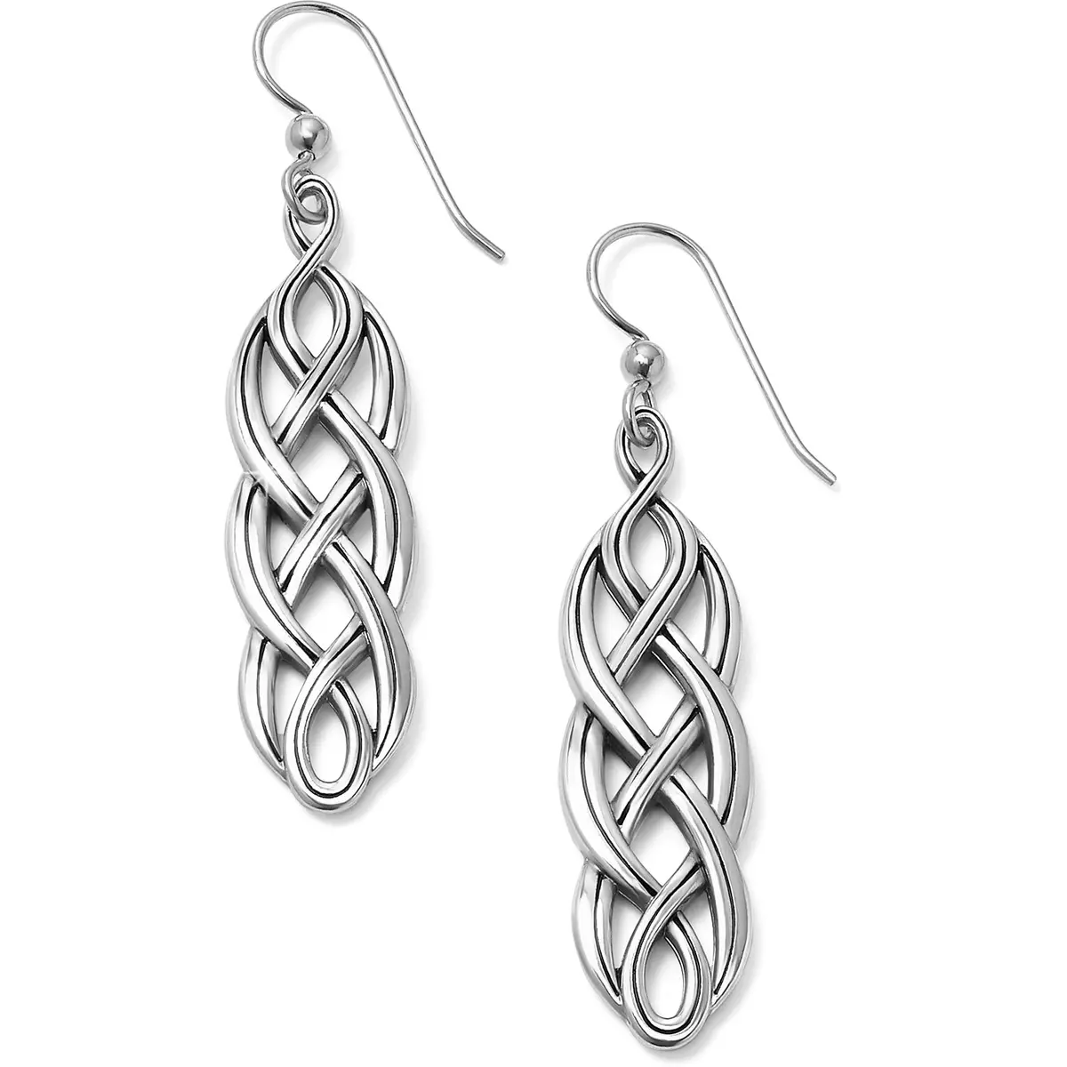 Interlok Braid French Wire Earrings 1