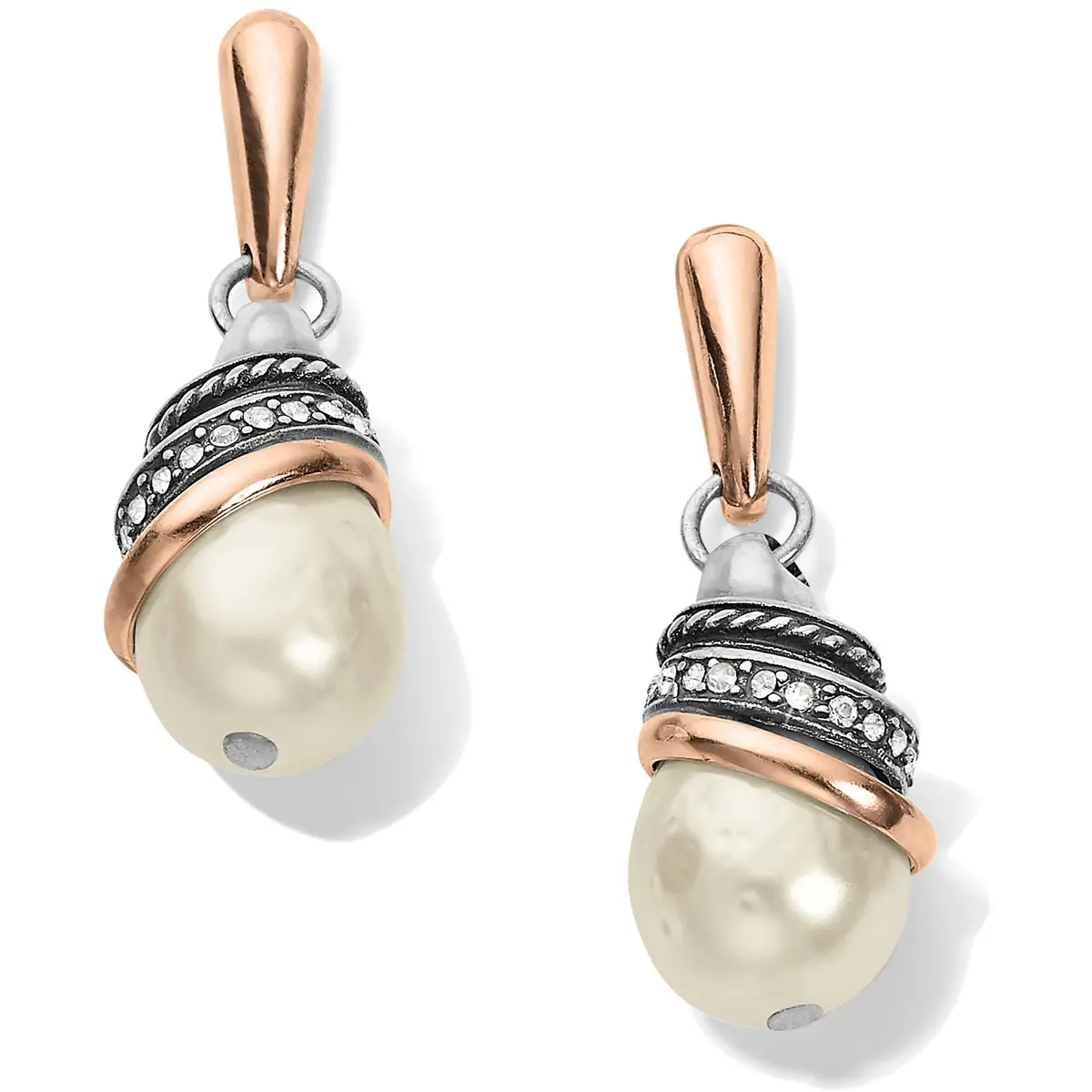 Neptune's Rings Pearl Teardrop Earrings 1
