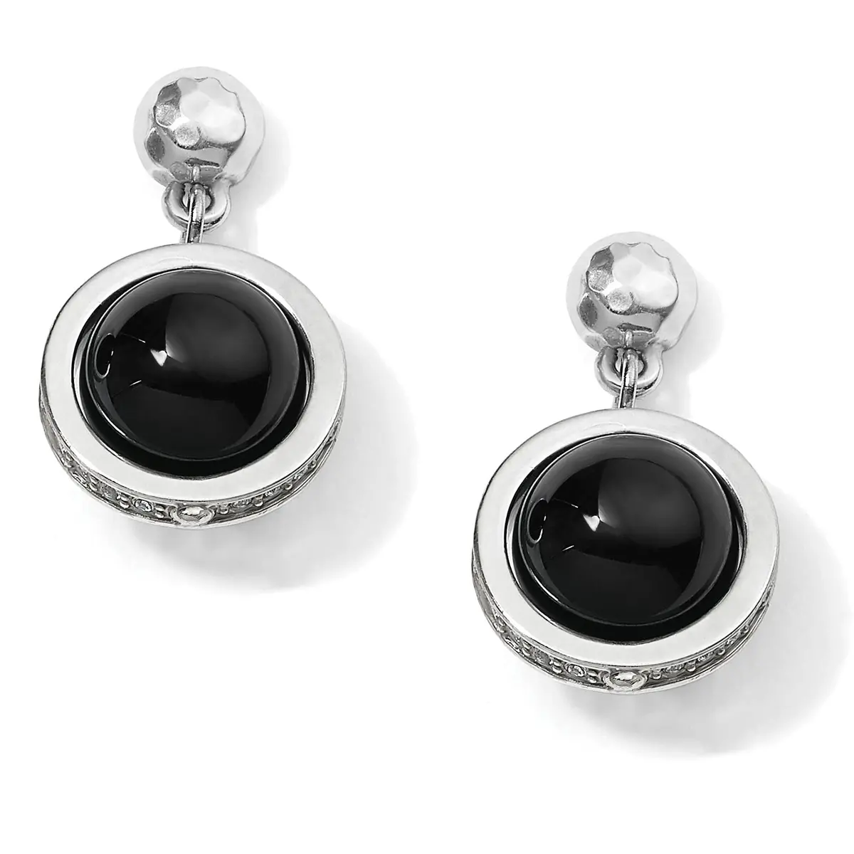 Chara Ellipse Spin Post Drop Earrings 1