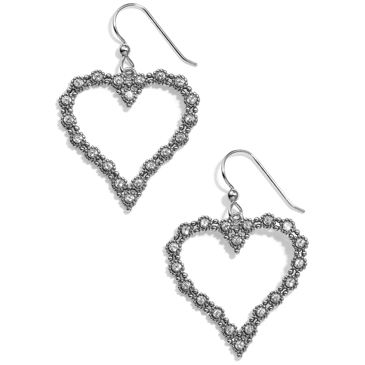 Twinkle Splendor Heart French Wire Earrings 1