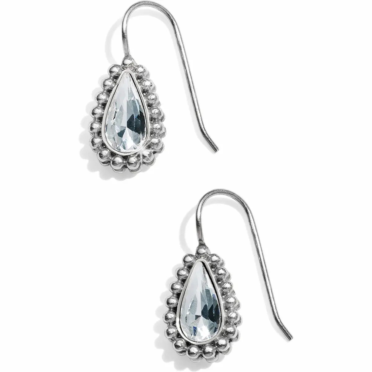 Twinkle Teardrop French Wire Earrings 1