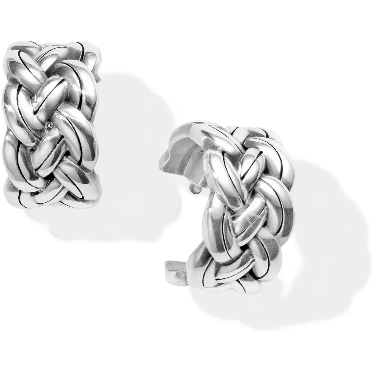 Interlok Woven Hoop Earrings 1