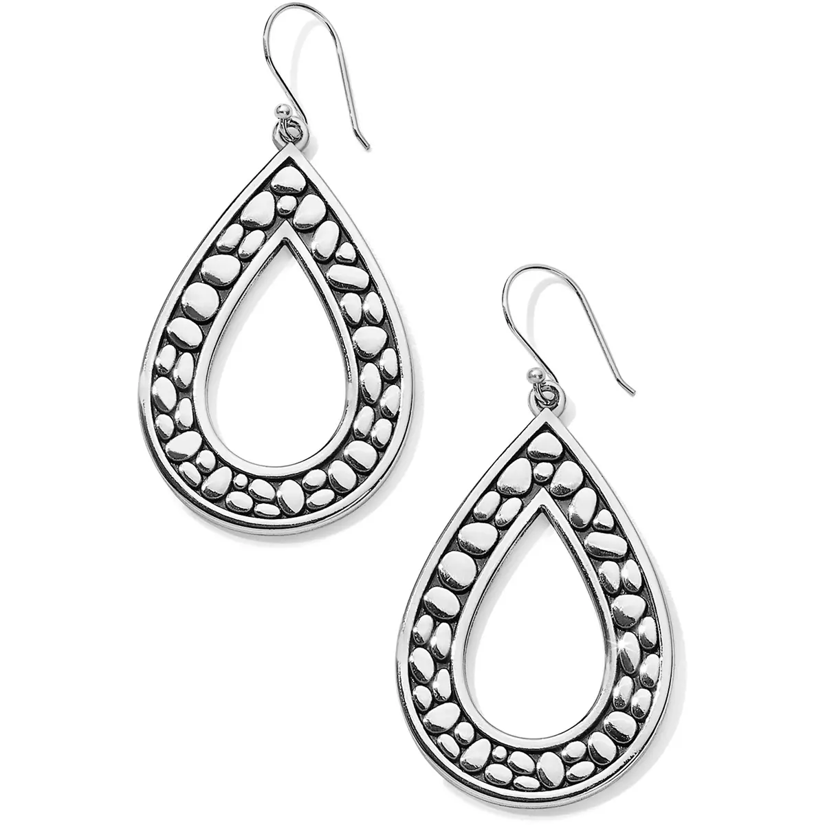 Pebble Open Teardrop Reversible Earrings 1