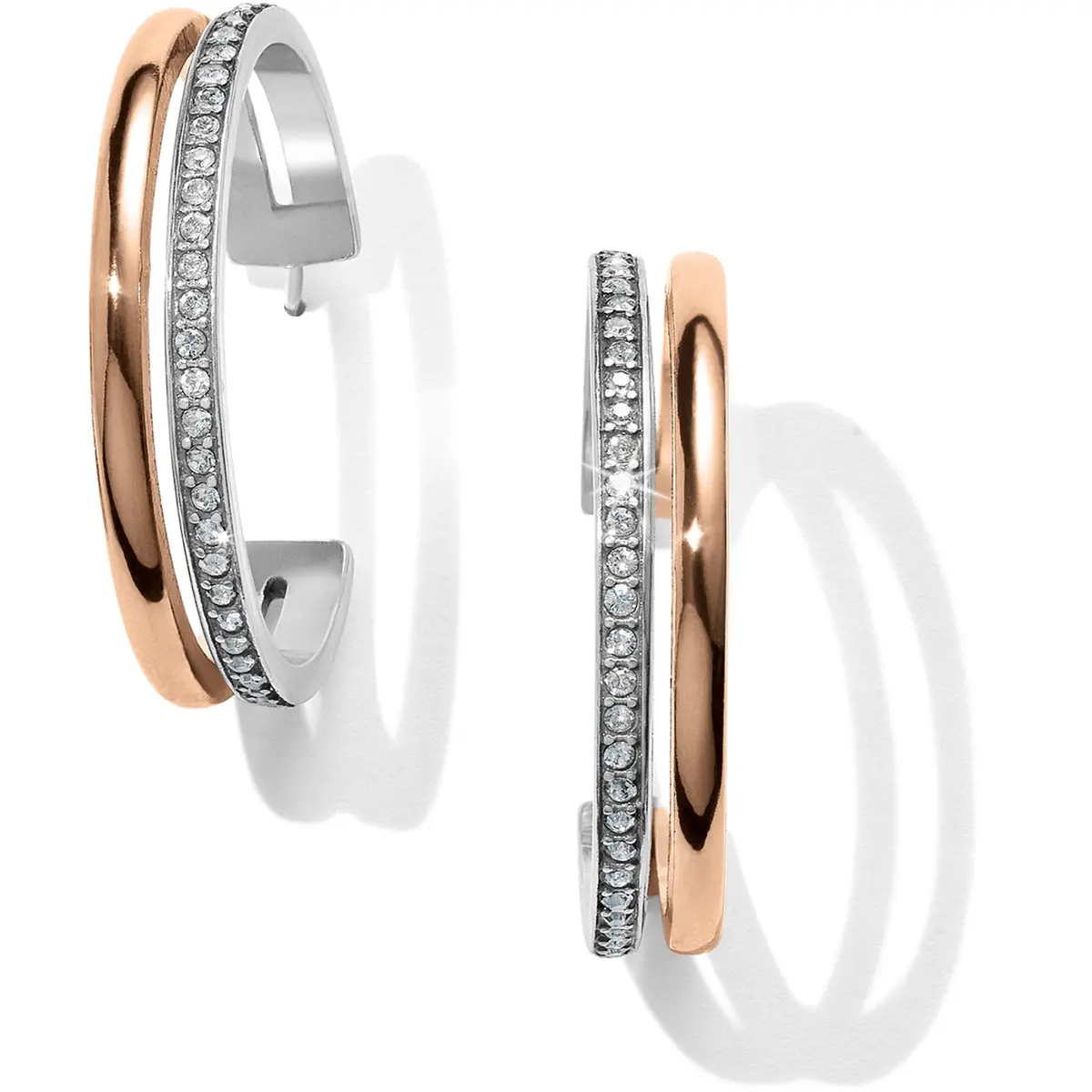 Neptune's Rings Duo Large Hoop Earrings 1