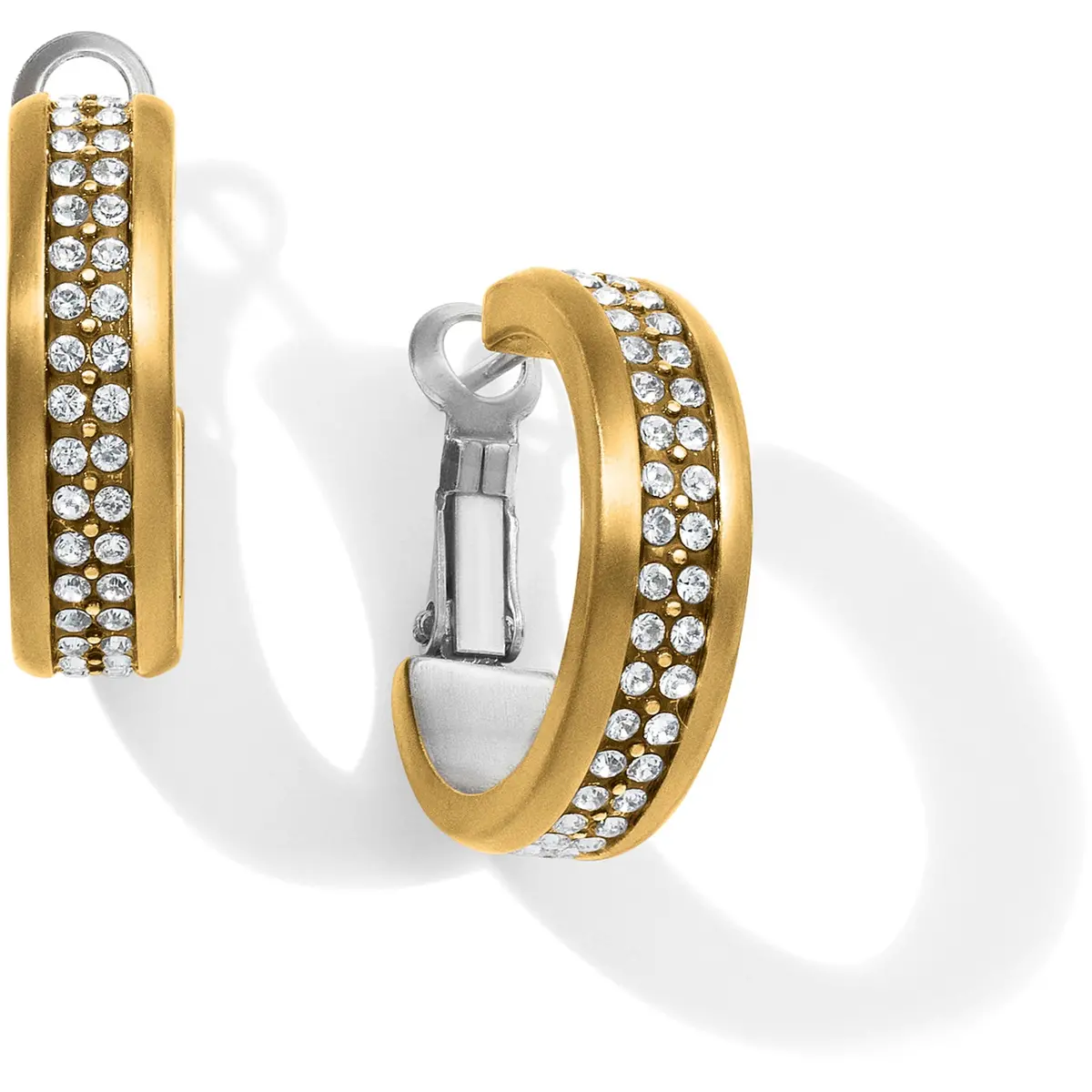 Meridian Two Tone Hoop Earrings 1