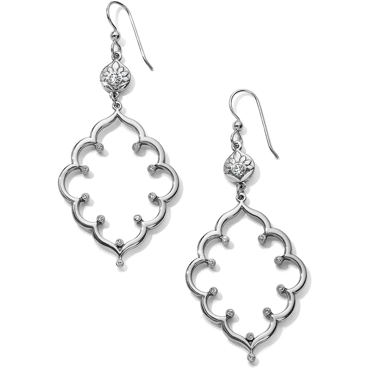 Journey To India Lotus French Wire Earrings 1