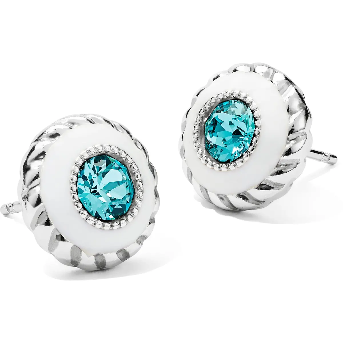 Halo Light Post Earrings 1