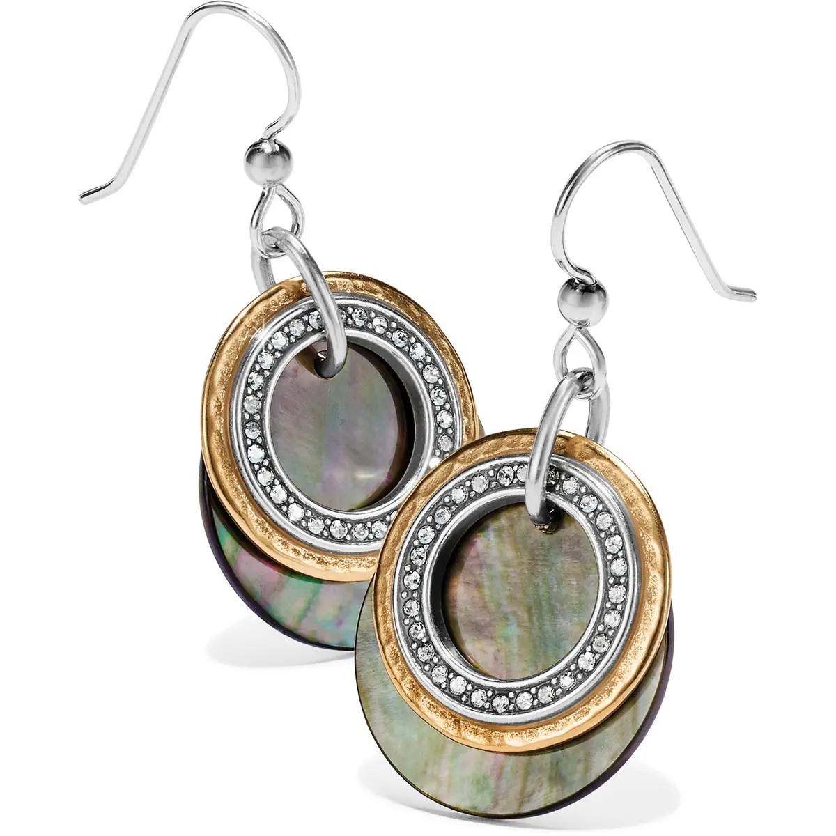 Neptune's Rings Shell French Wire Earrings 1