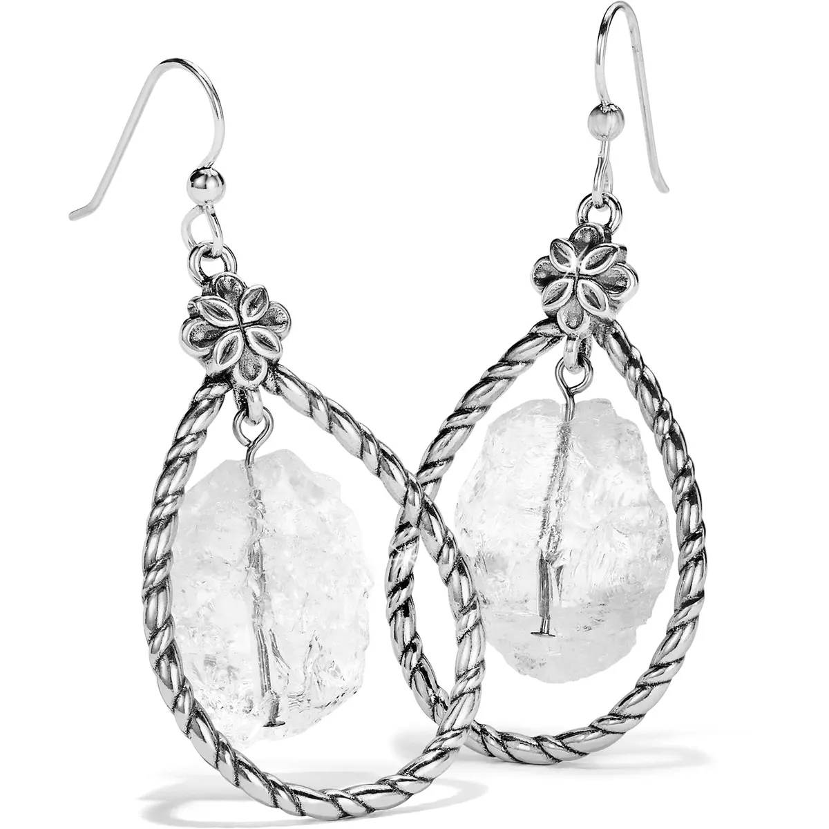 Rajasthan Garden Drop French Wire Earrings 1