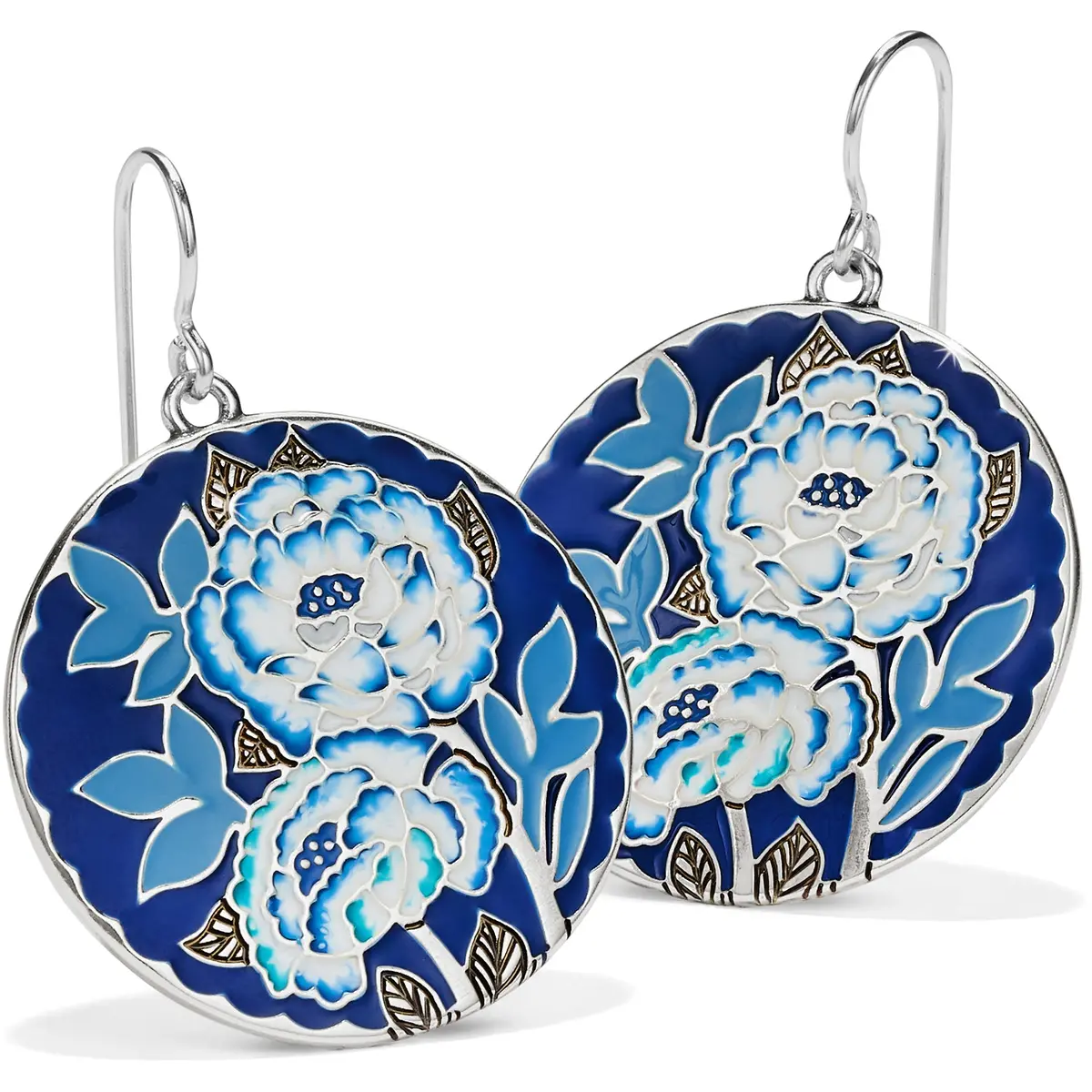 Journey To India Indigo French Wire Earrings 1