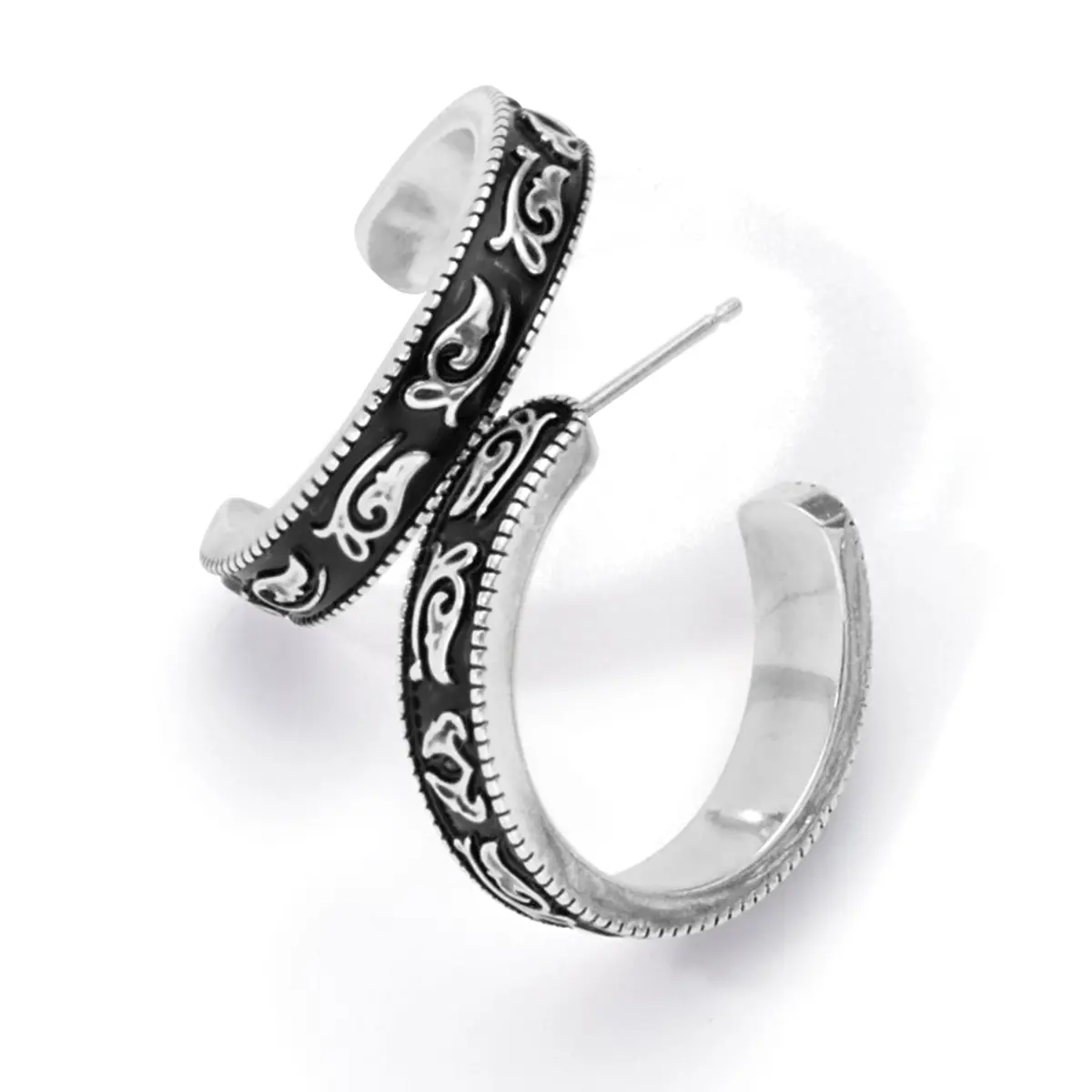 Moonlight Garden Hoop Earrings 1