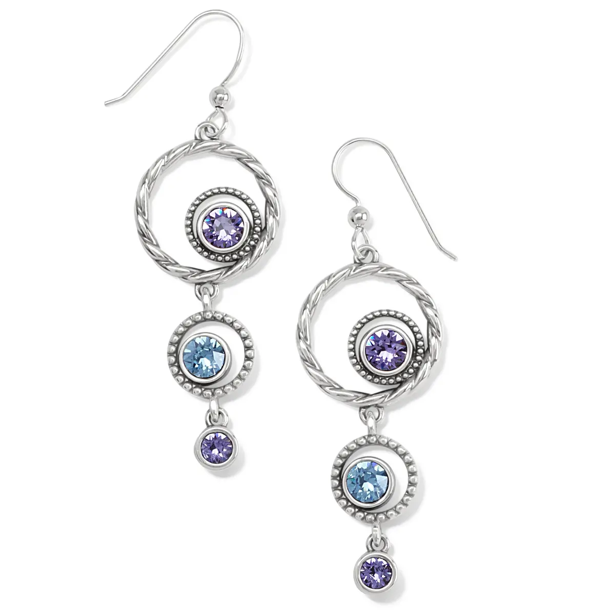 Halo Radiance French Wire Earrings 1