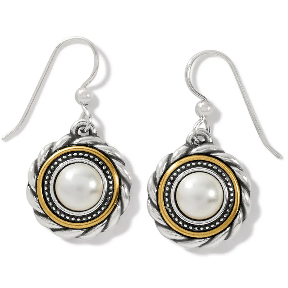 Meridian Golden Pearl French Wire Earrings 1