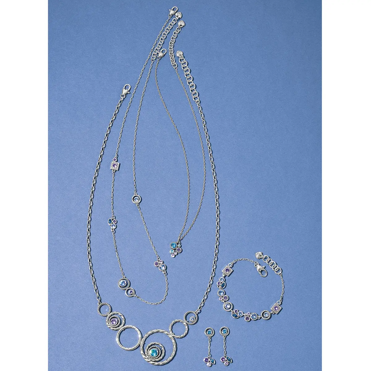 Halo Radiance Post Drop Earrings 2