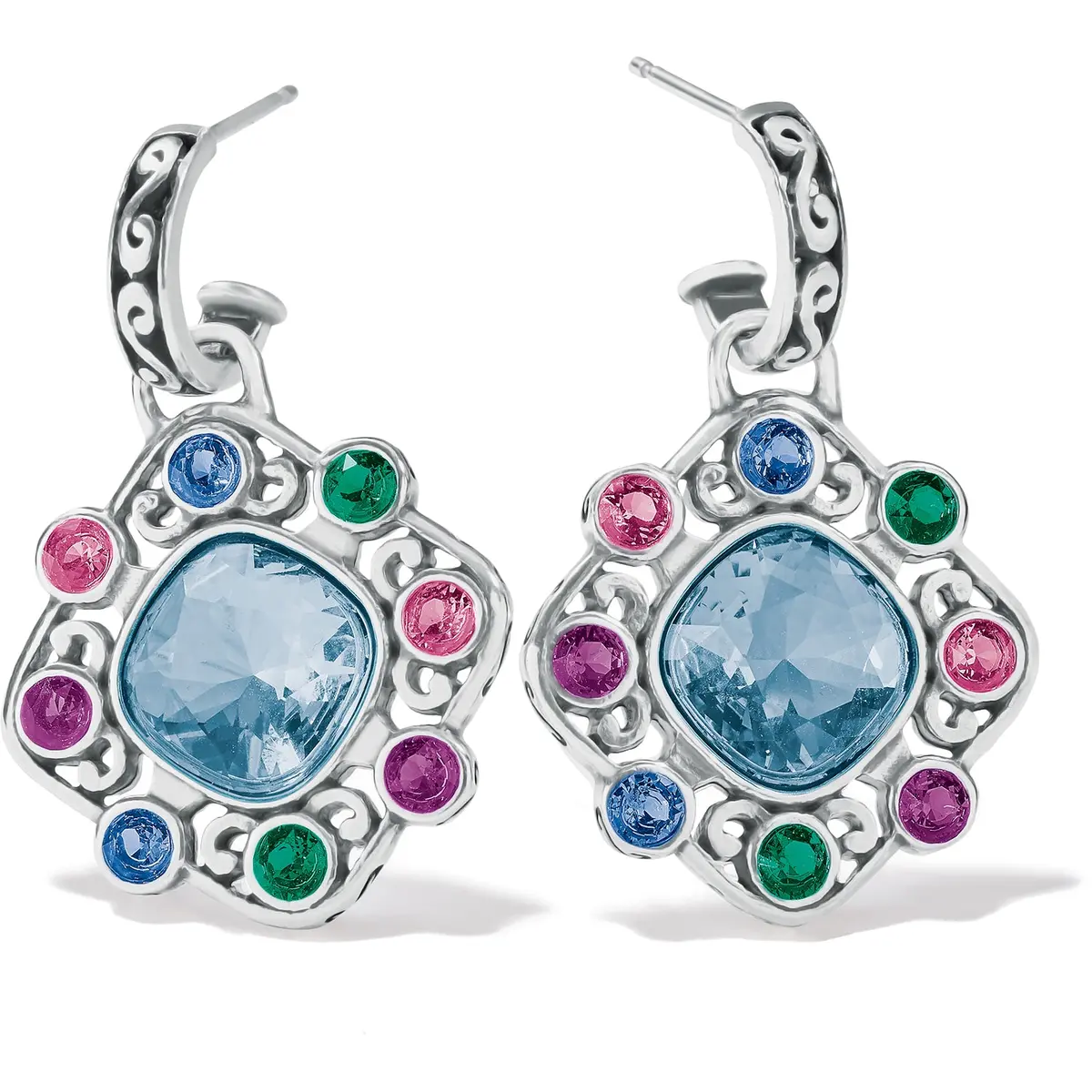 Elora Gems Palette Post Hoop Earring 1