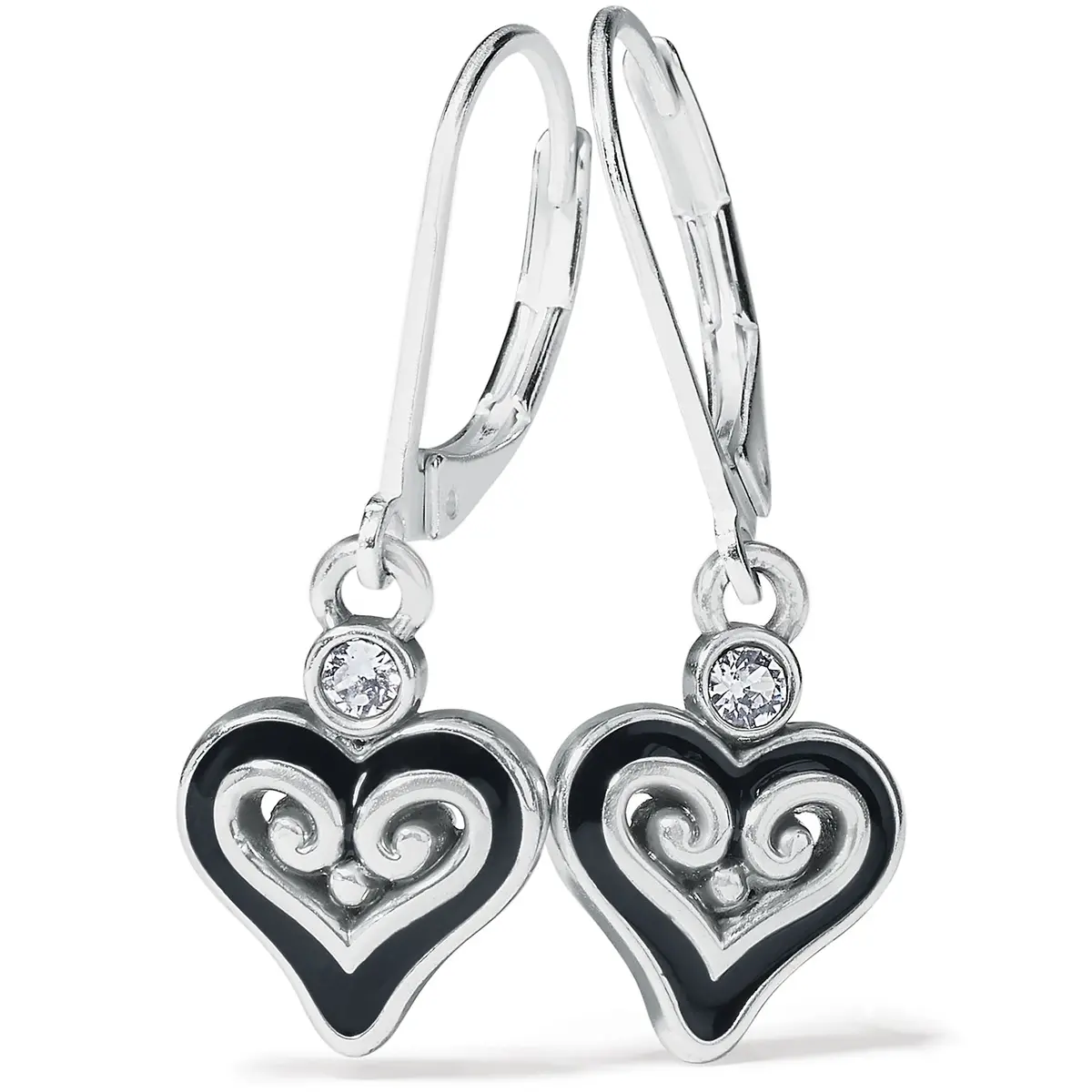Alcazar Mystique Heart Leverback Earring 1