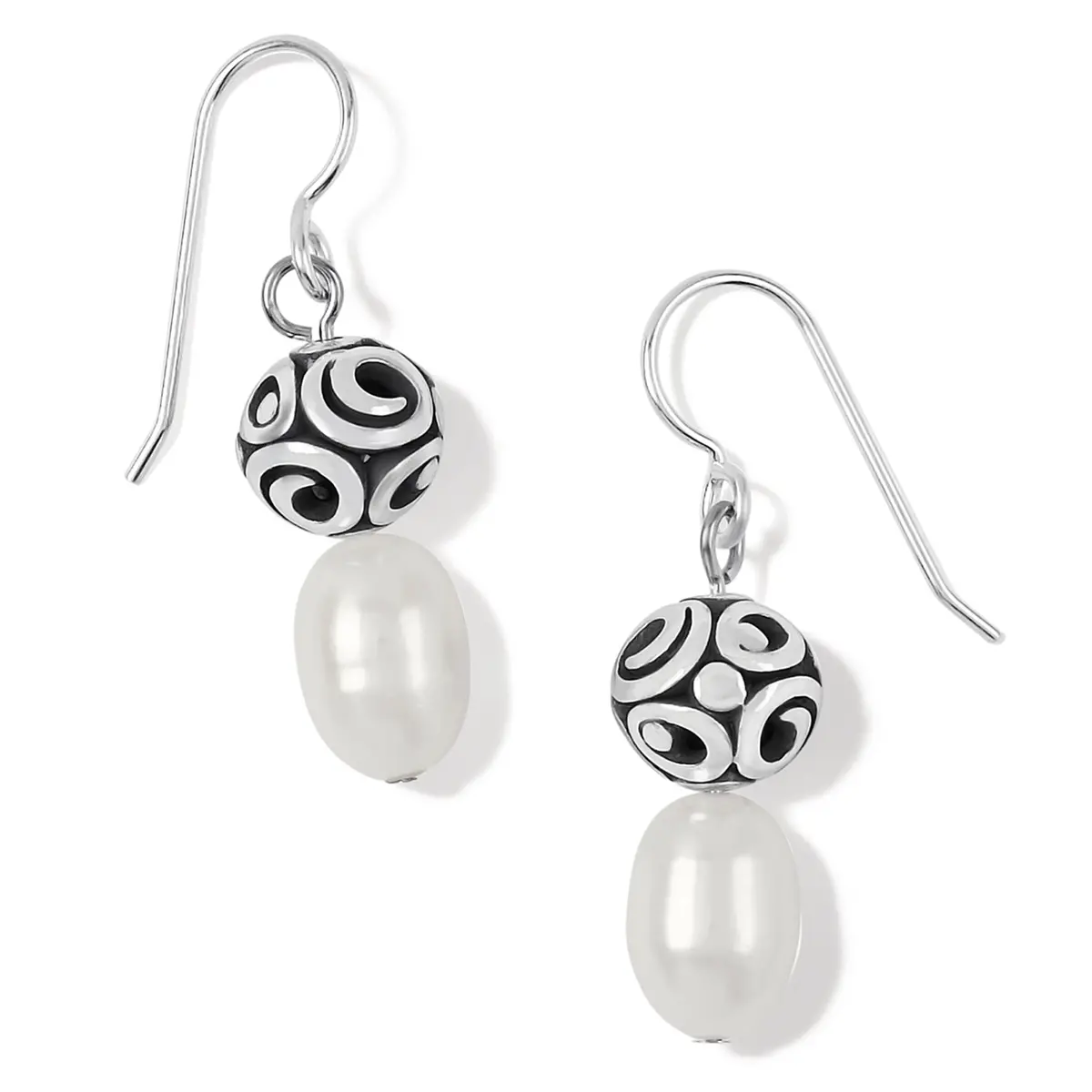 Contempo Pearl French Wire Earrings 1