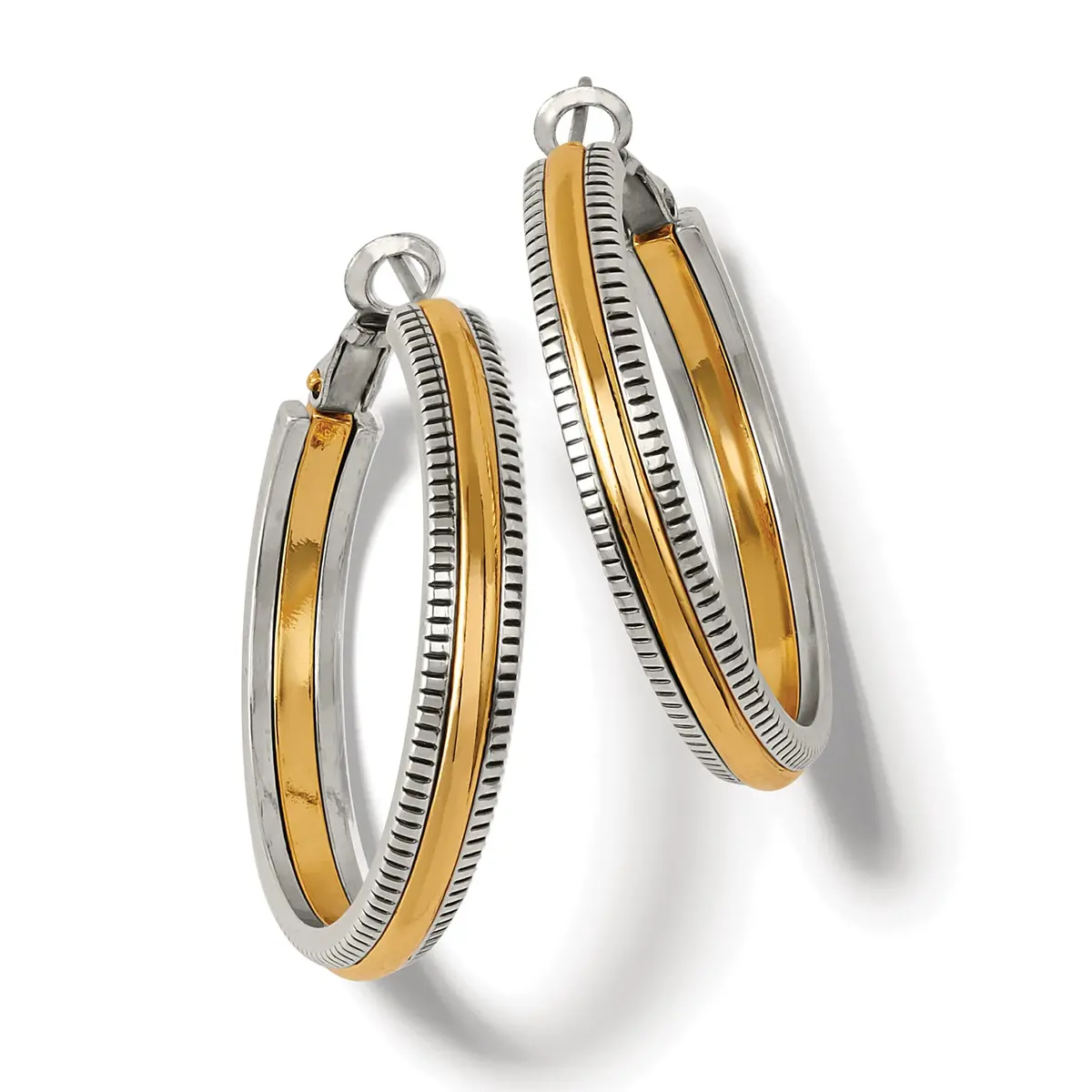 Interlok Noir Heirlom Hoop Earrings 1
