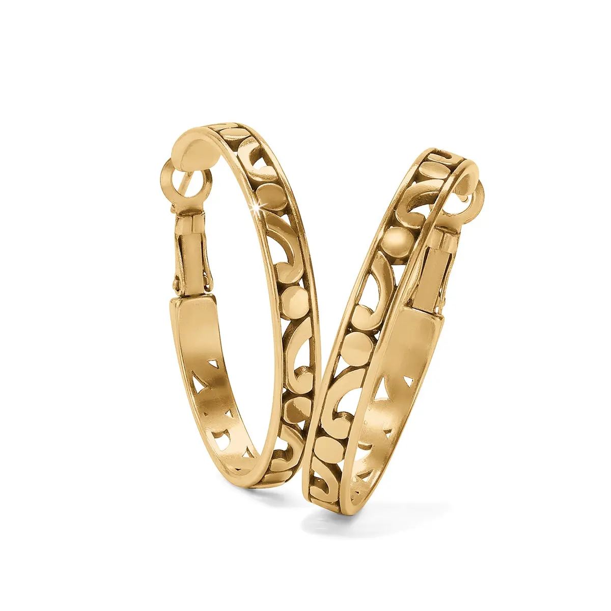 Contempo Medium Hoop Earrings 1