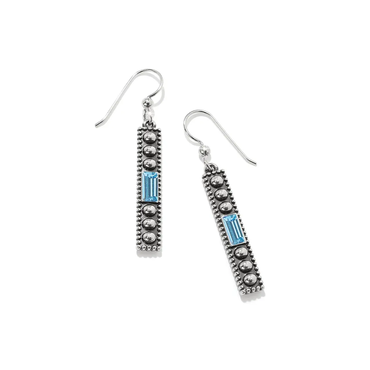 Pretty Tough Gem French Wire Earrings 1