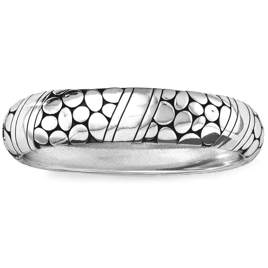 Pebble Rings Hinged Bangle 1
