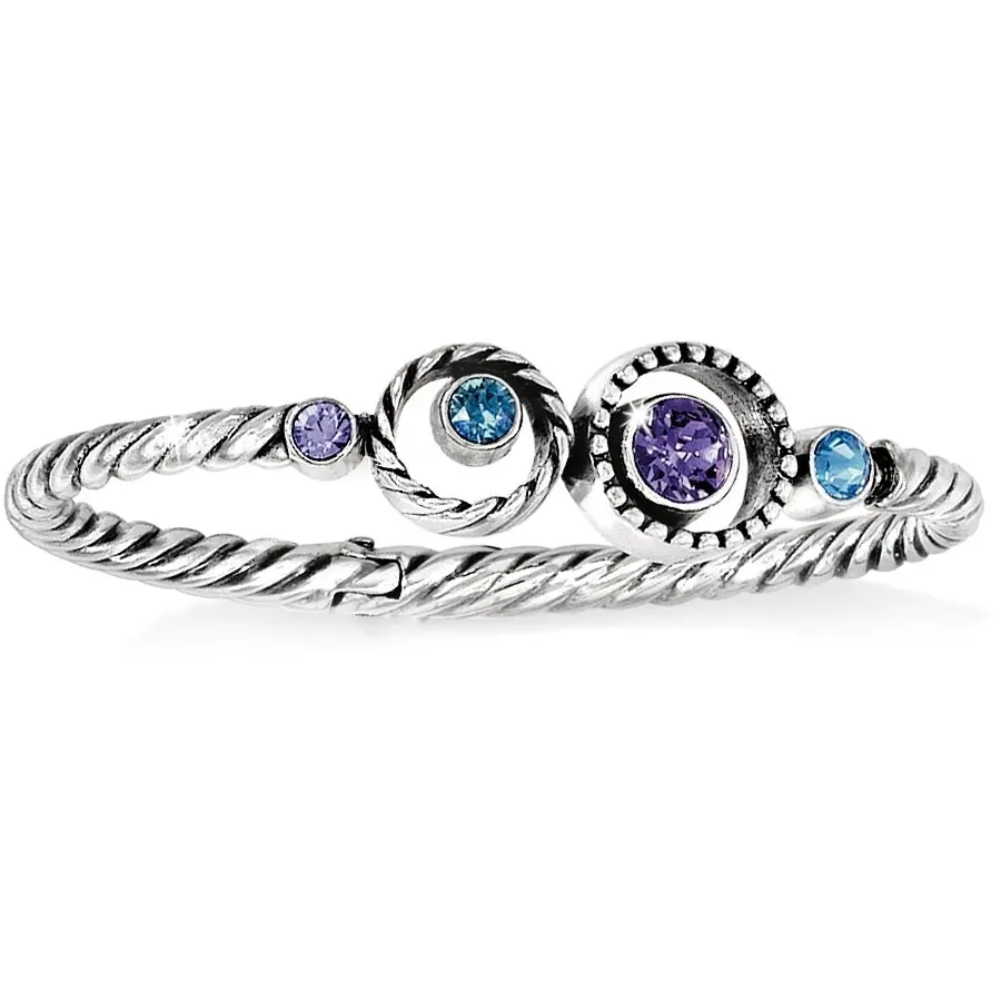 Halo Hinged Bangle 1
