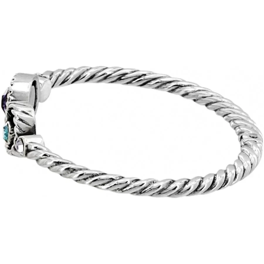Halo Hinged Bangle 2