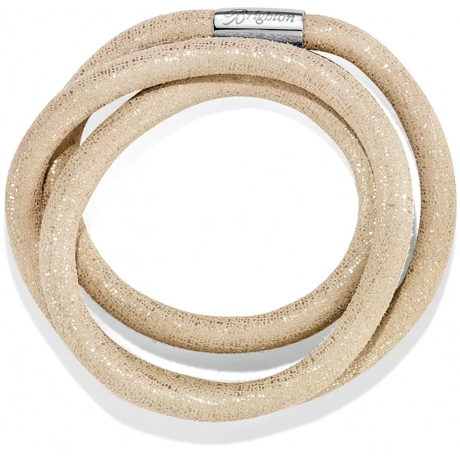Woodstock Metallic Triple Bracelet | Linen 1