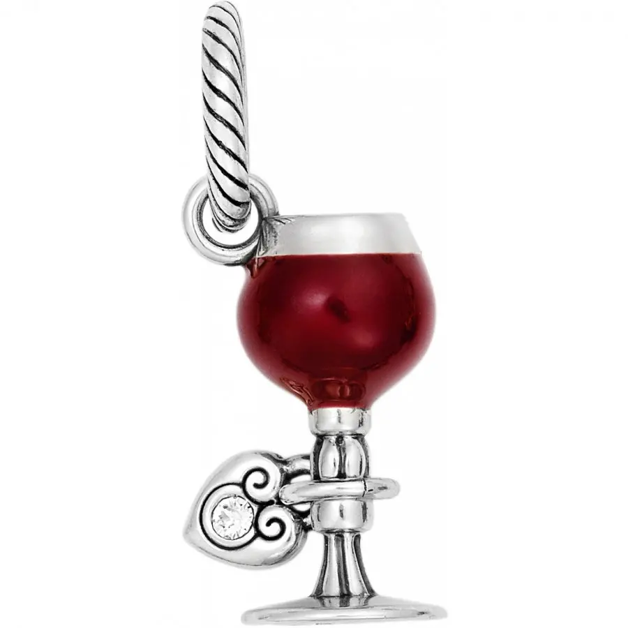I Love Wine Charm 1