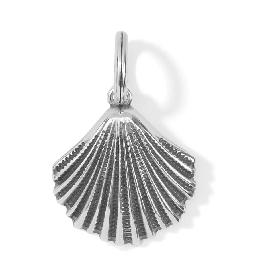 Silver Shell Charm 1