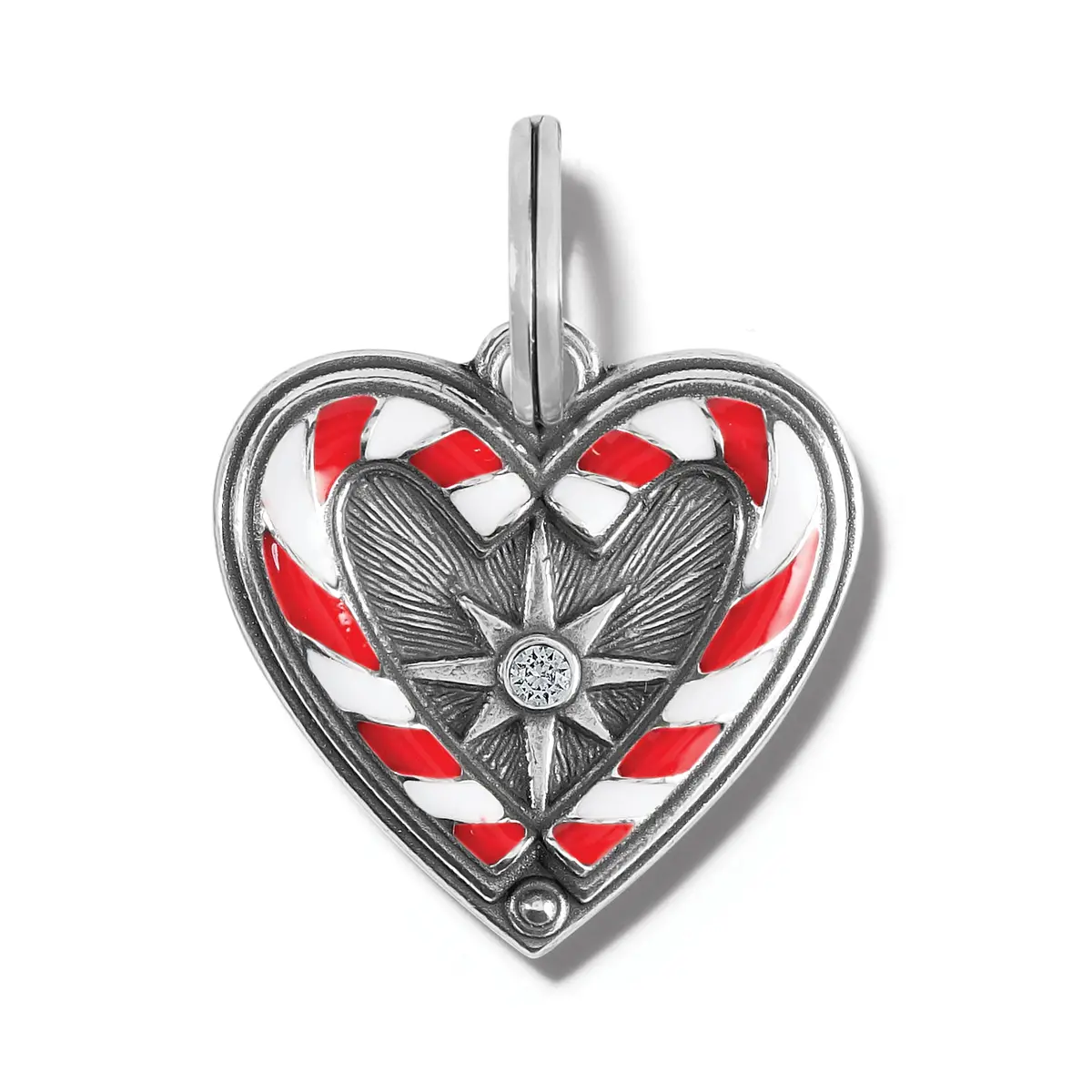 Candycane Sweetheart Charm 1