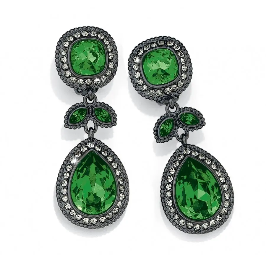 Raindrops Chandelier Clip Earrings 1