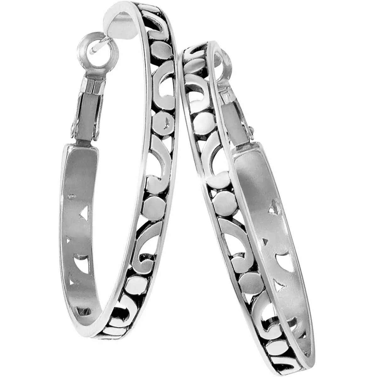 Contempo Large Hoop Earrings 1