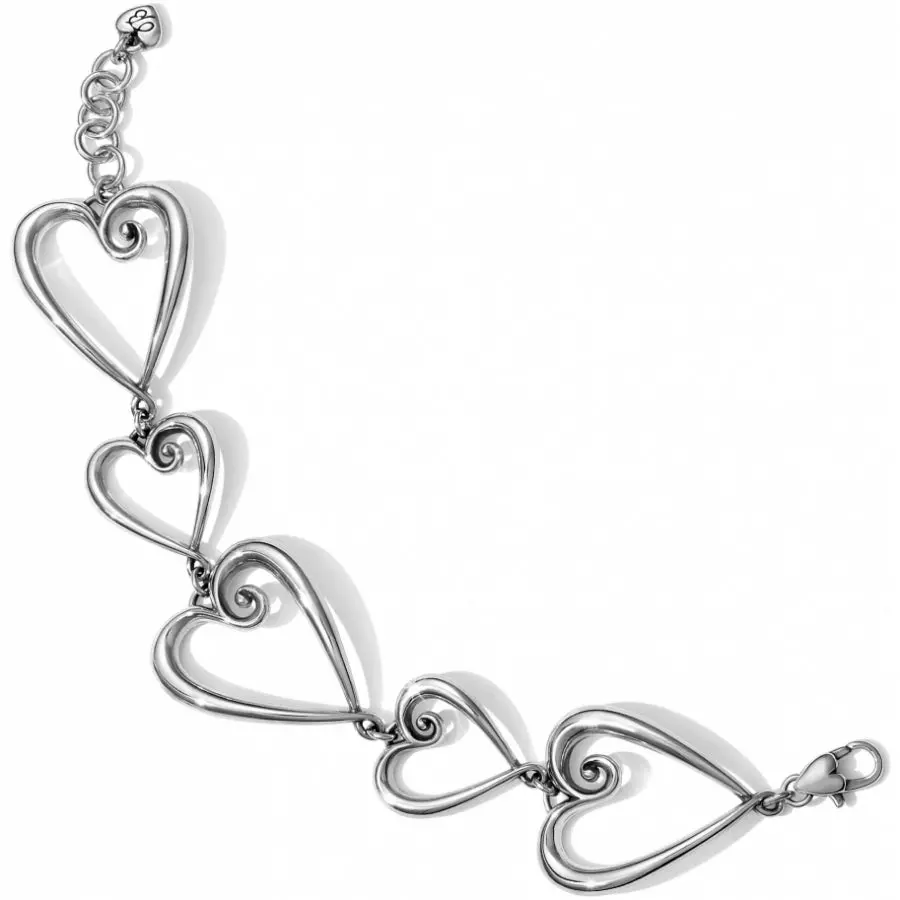 Whimsical Heart Link Bracelet 1
