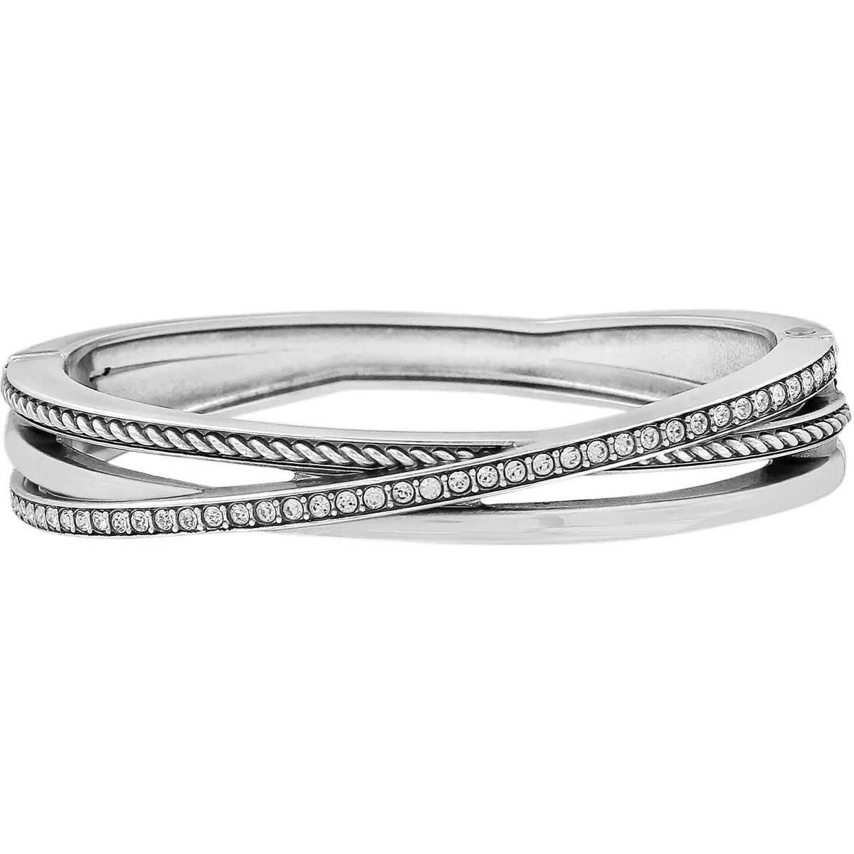 Neptune's Rings Narrow Hinged Bangle 1