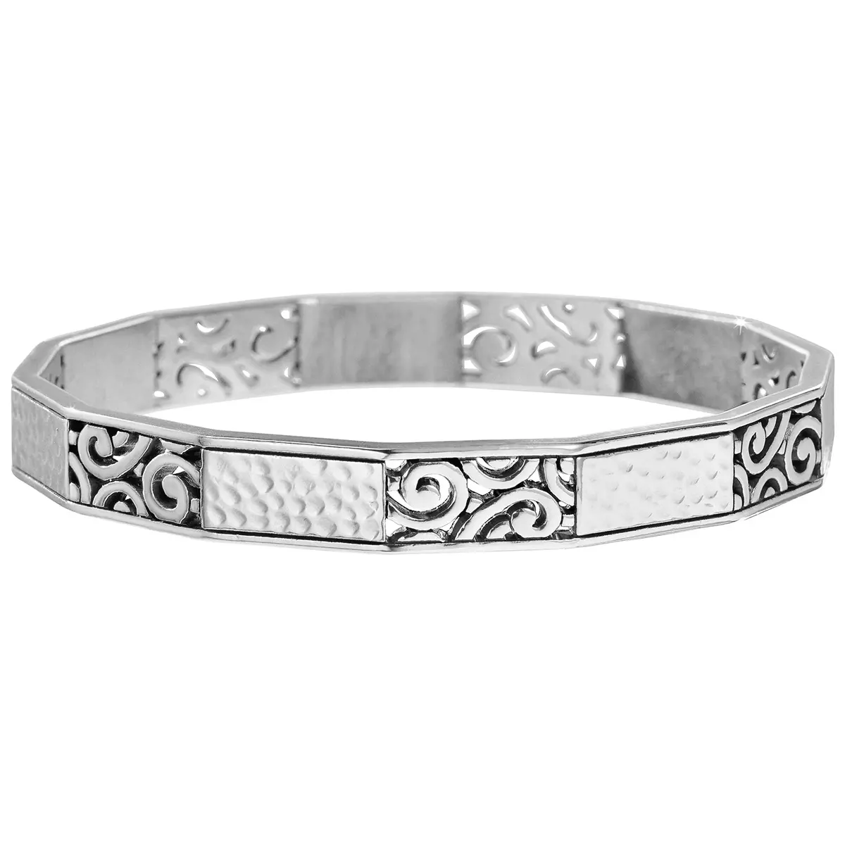 Deco Faceted Bangle 1