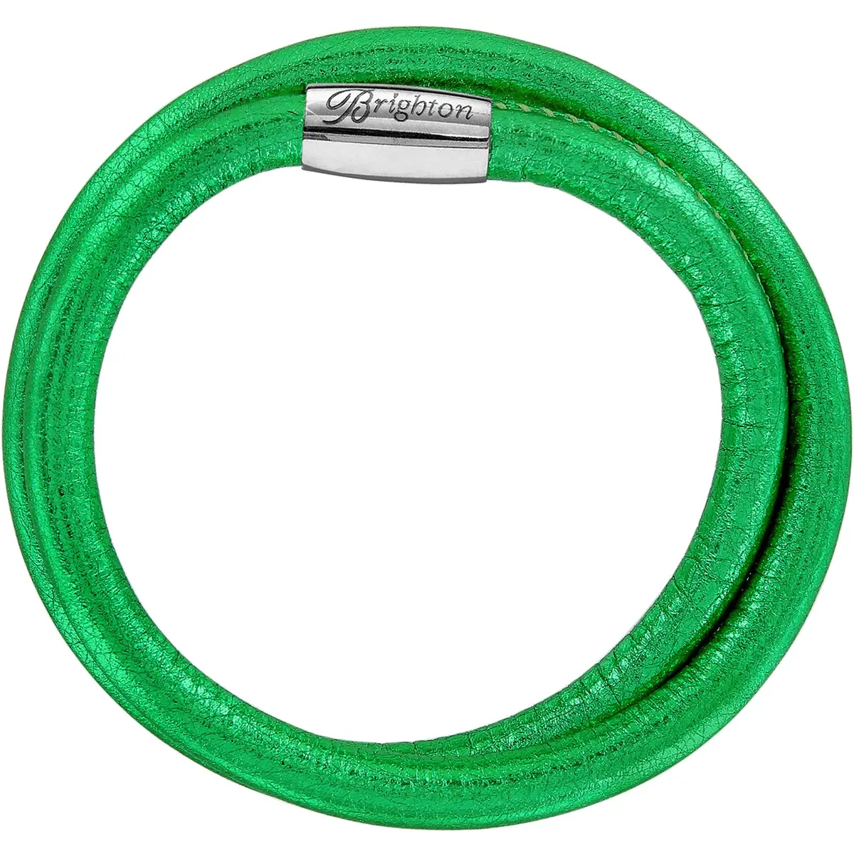 Woodstock Metallic Double Bracelet | Emerald 1