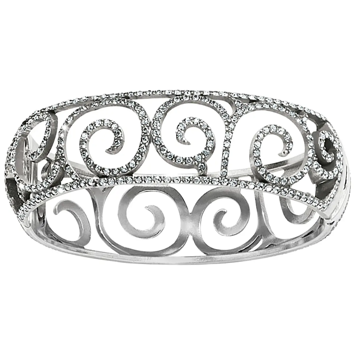 Sea Of Love Crystal Hinged Bangle 1
