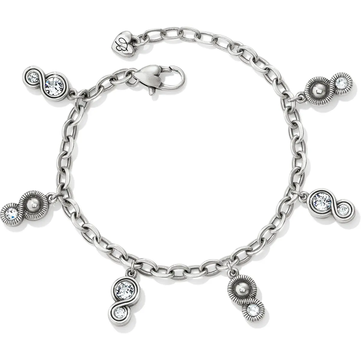 Infinity Sparkle Charm Bracelet 1