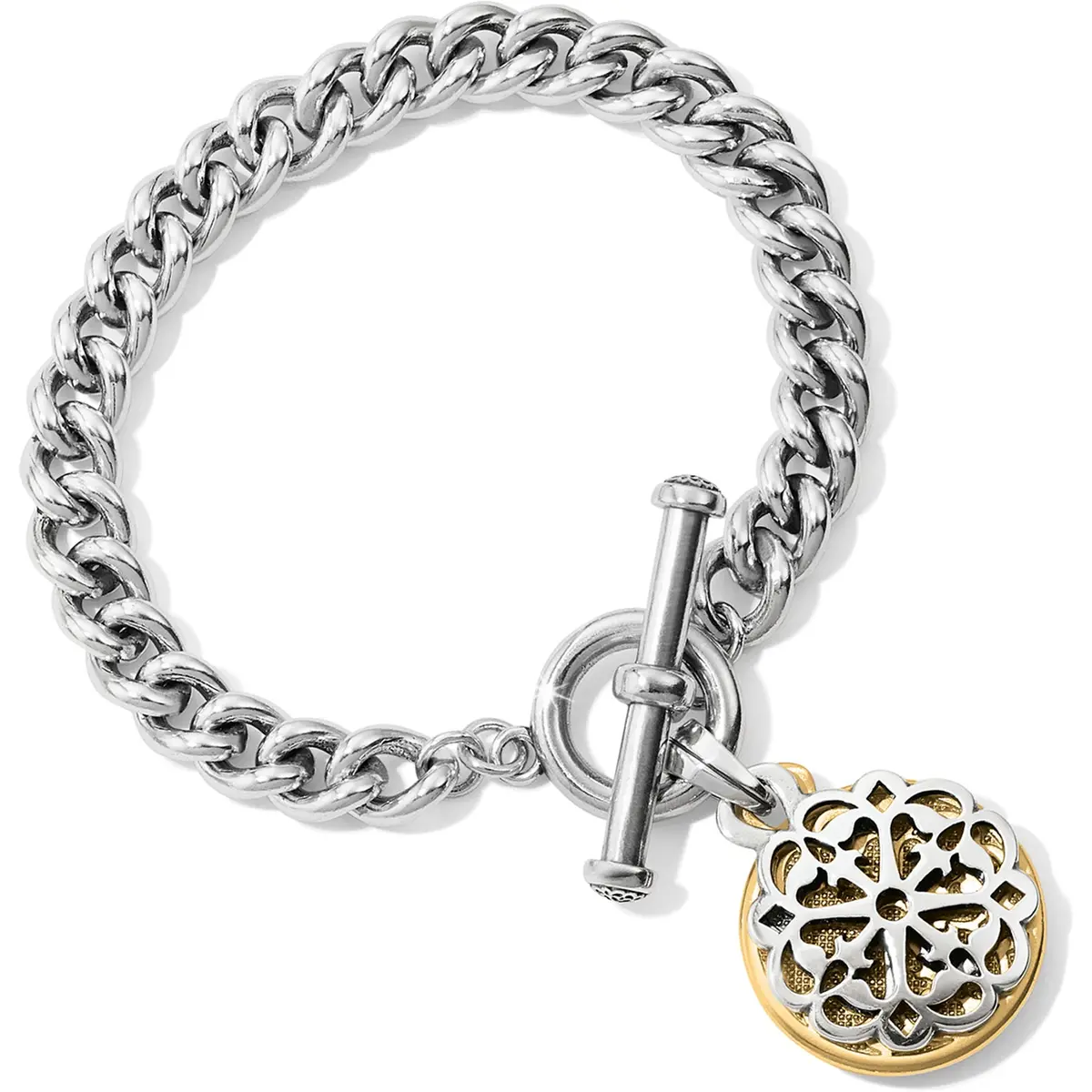 Ferrara Two Tone Toggle Bracelet 1